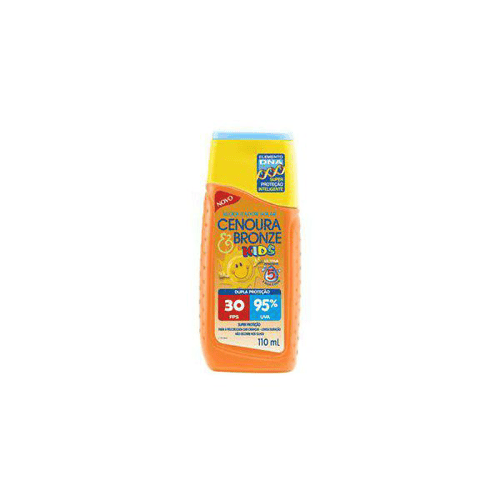 Cenoura - E Bronze Bloqueador Solar Kids Fps30 Com 110 Ml