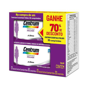 Imagem do produto Centrum Essentials Mulher 60+30Cp