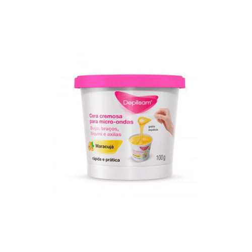 Imagem do produto Cera Cremosa Para Depilação Depilsam Maracujá Para Microondas 100G