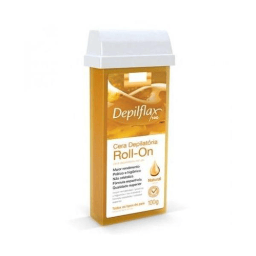 Cera Depil Depilflax Rollon Mel 100G
