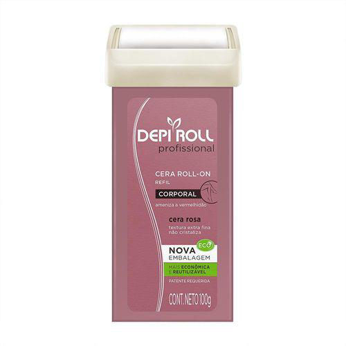 Cera Depilatória Corporal Depiroll Rosa Refil 100G