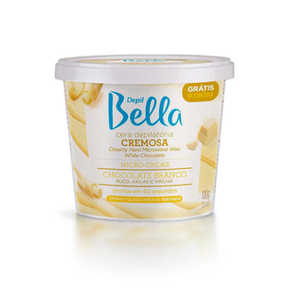 Imagem do produto Cera Depilatória Cremosa De Microondas Chocolate Branco 200G Depil Bella