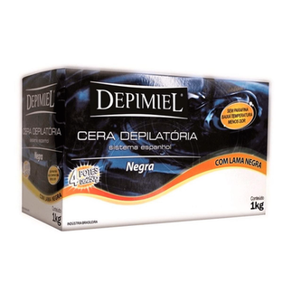 Cera Depilatória Depimiel Lama Negra Com 4 Unidades De 250 G
