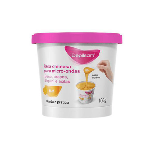 Cera Depilatria Cremosa Mel P Microondas 100G