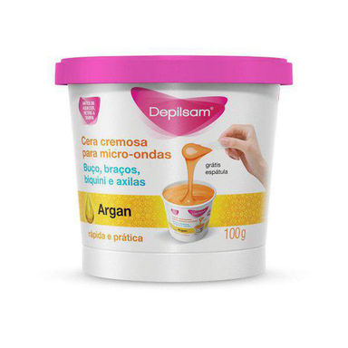 Cera Depilatria Cremosa P Microondas Leo De Argan 100G