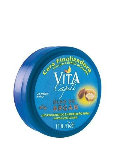 Cera Finalizadora Capilar Vita Capili Óleo De Argan Com 40G Muriel