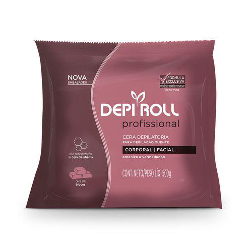 Imagem do produto Cera Quente Em Blocos Rosa Depi Roll 500G