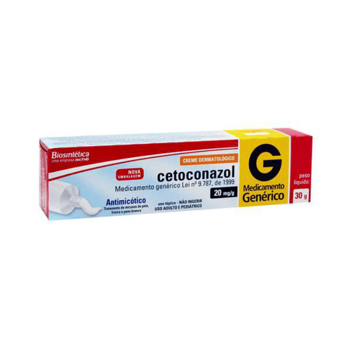 Cetoconazol - Creme 30G Biosintética Genérico