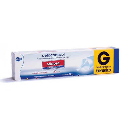 Cetoconazol - Creme 30G Ems Genérico