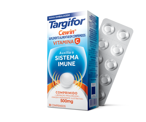 Vitamina C Targifor Cewin 500Mg - 30 Comprimidos