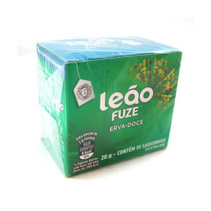 Cha Leao Fuze Erva-doce Com 10 Saches
