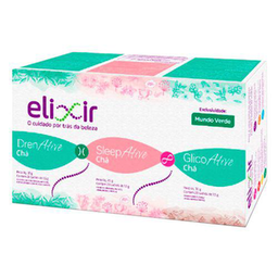 Imagem do produto Chá Drenative Sleepative Glicoative Elixir 80G Com 60 Sachês