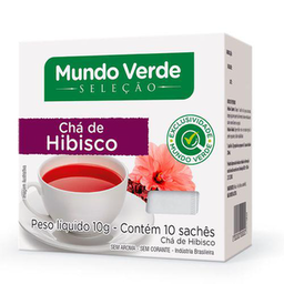 Chá Hibisco 10Sch 10G Mv Seleção Mundo Verde Seleção