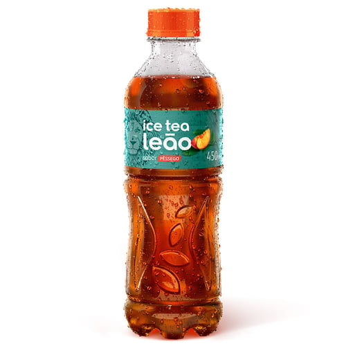 Chá Leão Fuze Ice Tea Sabor Pêssego 450Ml