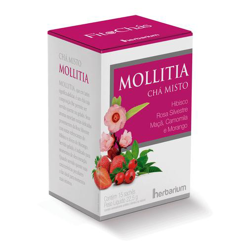 Imagem do produto Chá Misto Molittia Herbarium Com 15 Sachês