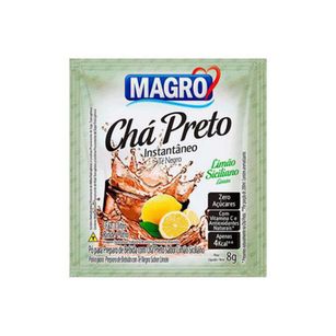 Imagem do produto Cha Preto Sabor Limao Siciliano Zero Acucares 8G Magro