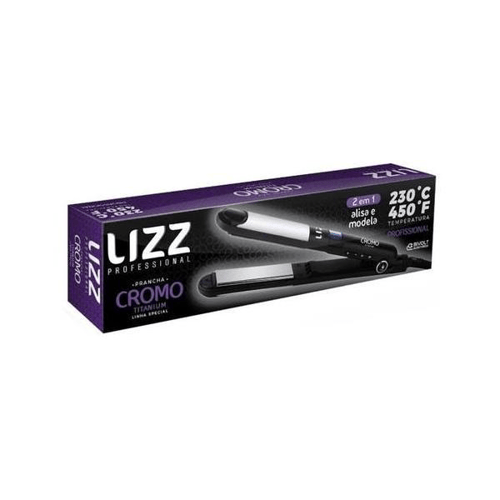Imagem do produto Chapinha Cromo 450 Titanium Bivolt Chapa Lizz Cromo 450 Titanium Bivolt