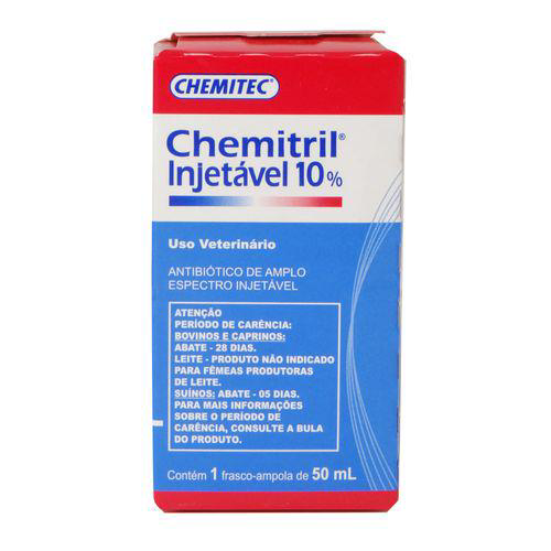 Imagem do produto Chemitril Chemitec 10% Injetável 50Ml