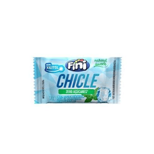 Chicle Fini Natural Sweets Com Xilitol Zero Açúcares 2,5G