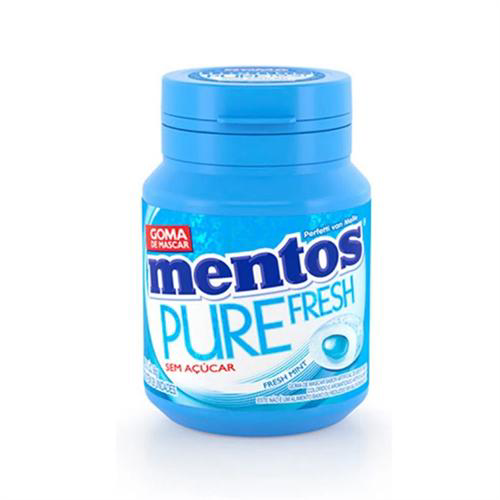 Imagem do produto Chiclete Mentos Pure Fresh Sabor Fresh Mint Sem Açúcar 56G Com 28 Unidades