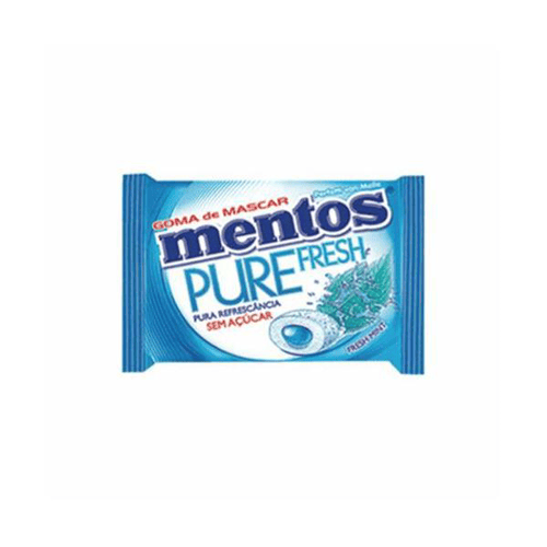 Goma de mascar mentos pure fresh fresh mint 4 unidades