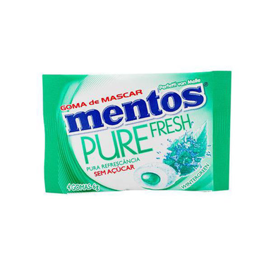 Goma de mascar mentos pure fresh wintergeen 4 unidades