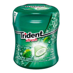 Imagem do produto Chiclete Trident Garrafa Crystal Mint 56G