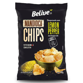Imagem do produto Chips Mandioca Com Lemon Pepper Belive 50G
