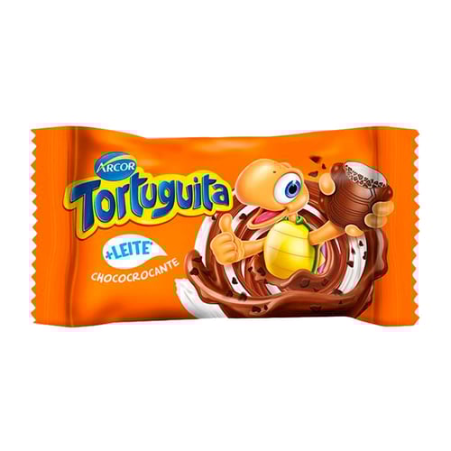 Imagem do produto Chocolate Arcor Tortuguita Choco Crocante 15,5G