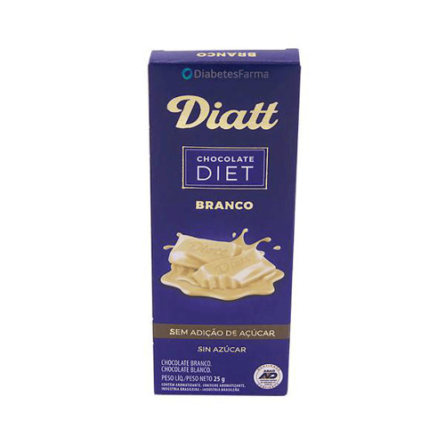 Imagem do produto Chocolate Branco Diatt Diet 25G