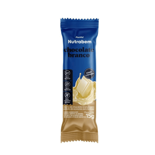 Imagem do produto Chocolate Branco Zero Açúcar Panvel Nutrabem 15G Av Panvel Farmácias