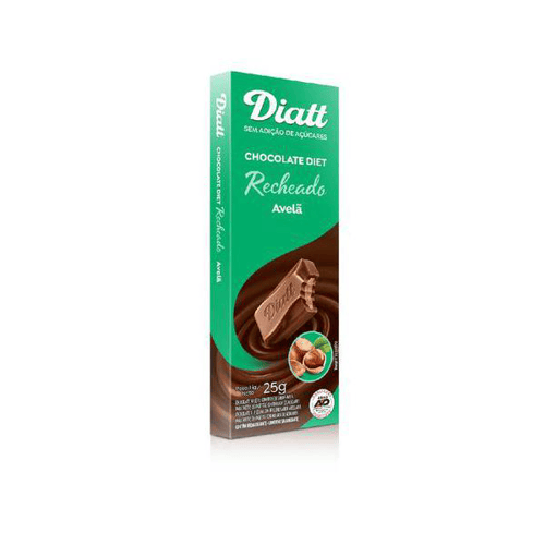 Imagem do produto Chocolate Diatt Ao Leite Com Avela 25G