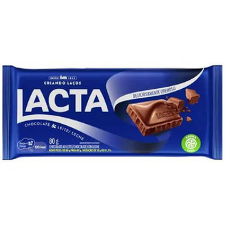 Imagem do produto Chocolate Em Barra Lacta Ao Leite 80G Panvel Farmácias