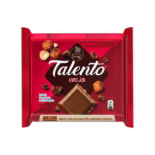 Imagem do produto Chocolate Garoto Talento Ao Leite Com Avelãs 85G