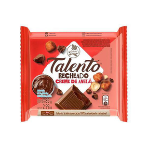Imagem do produto Chocolate Garoto Talento Creme De Avelã 85G