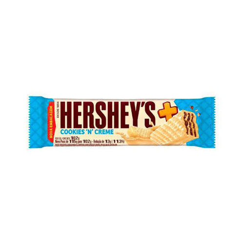 Wafer Hershey's Mais 102gr Cookies N Creme
