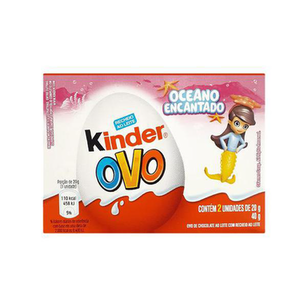 Imagem do produto Chocolate Kinder Ovo Meninas Com 2 Unidades De 20G Cada