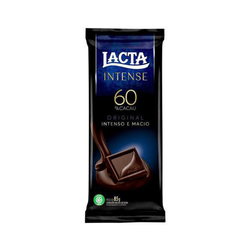 Imagem do produto Chocolate Lacta Intense 60% Cacau Original 85G