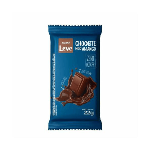 Chocolate Meio Amargo Panvel Leve 22g - PanVel Farmácias