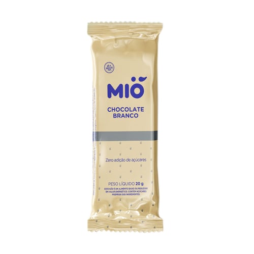 Imagem do produto Chocolate Mió Branco Zero 20G