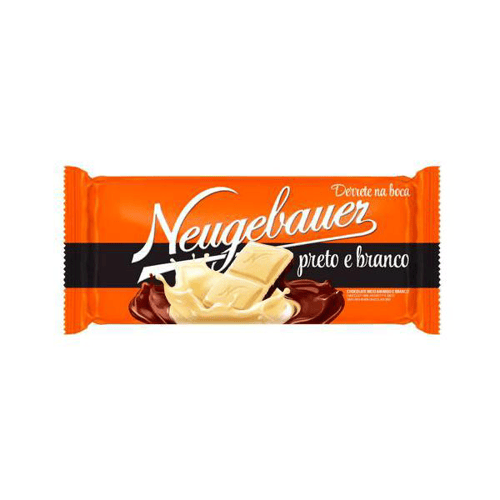 Chocolate Neugebauer Preto E Branco 90G