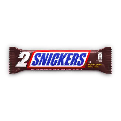 Imagem do produto Chocolate Snickers Duo Original 78G