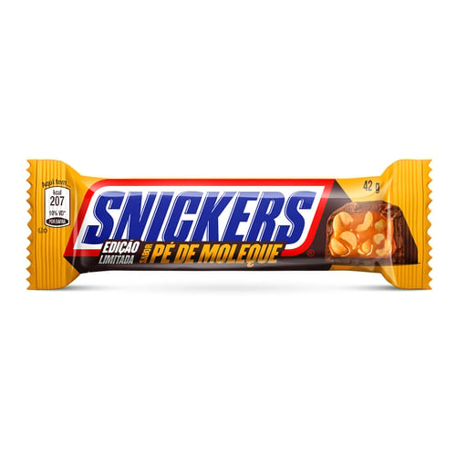 Chocolate Snickers Pé De Moleque 42G