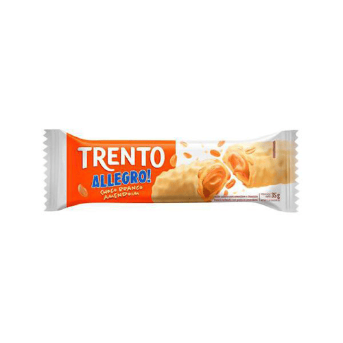 Imagem do produto Chocolate Trento Allegro Choco Branco Amendoim 35G