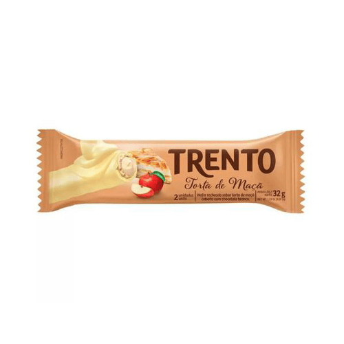 Imagem do produto Chocolate Wafer Trento Torta De Maça 32G