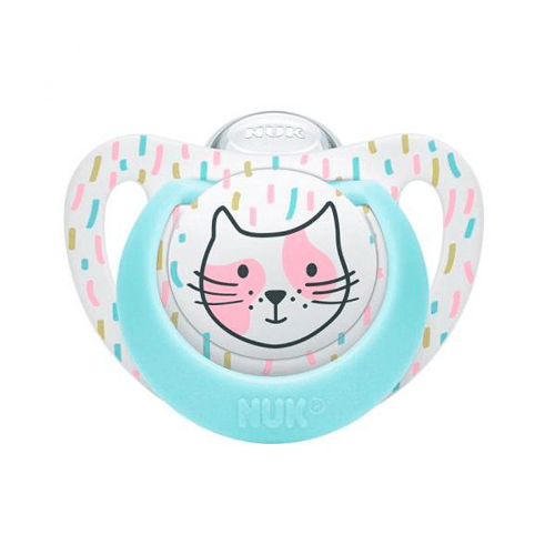 Chup Nuk Silicone Ortodôntica N3 Lilas Acima De 18 Meses