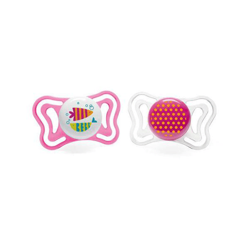 Imagem do produto Chupeta Chicco Physio Forma Light 16 36 Meses Rosa Com 2 Unidades
