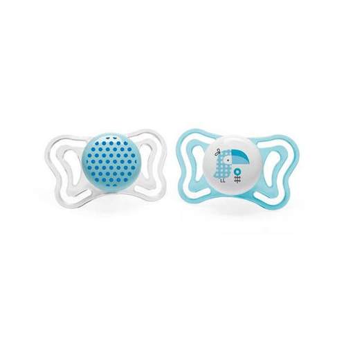Imagem do produto Chupeta Chicco Physio Forma Light 2 6 Meses Azul Com Unidades