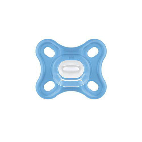 Chupeta Comfort 100% Silicone 0 À 6 Meses Azul Mam