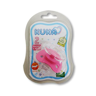 Chupeta Kuka - Color Plus 2762 N2 Or Rosa